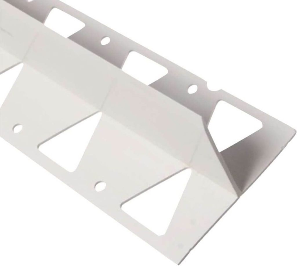 Profil TCOURB 70 PVC lg.2000 gris clair
