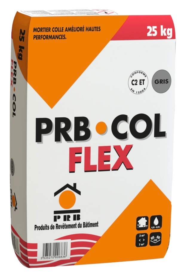 [PC604] Colle flex gris PRB sac 25 kg