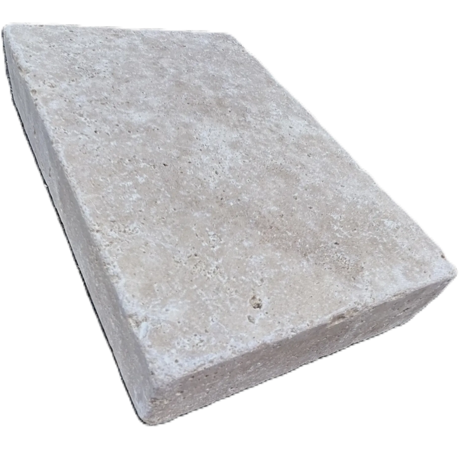 [PTB002] Pavé travertin - vieilli - 10x15x3 Beige Classic (61pcs/m²)
