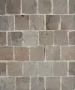 Pavé grès clivé calibré beige mint