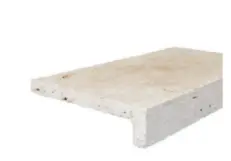 [PTB306] Margelle travertin - vieilli - 33x61x3 Beige Classic - retombée 3cm