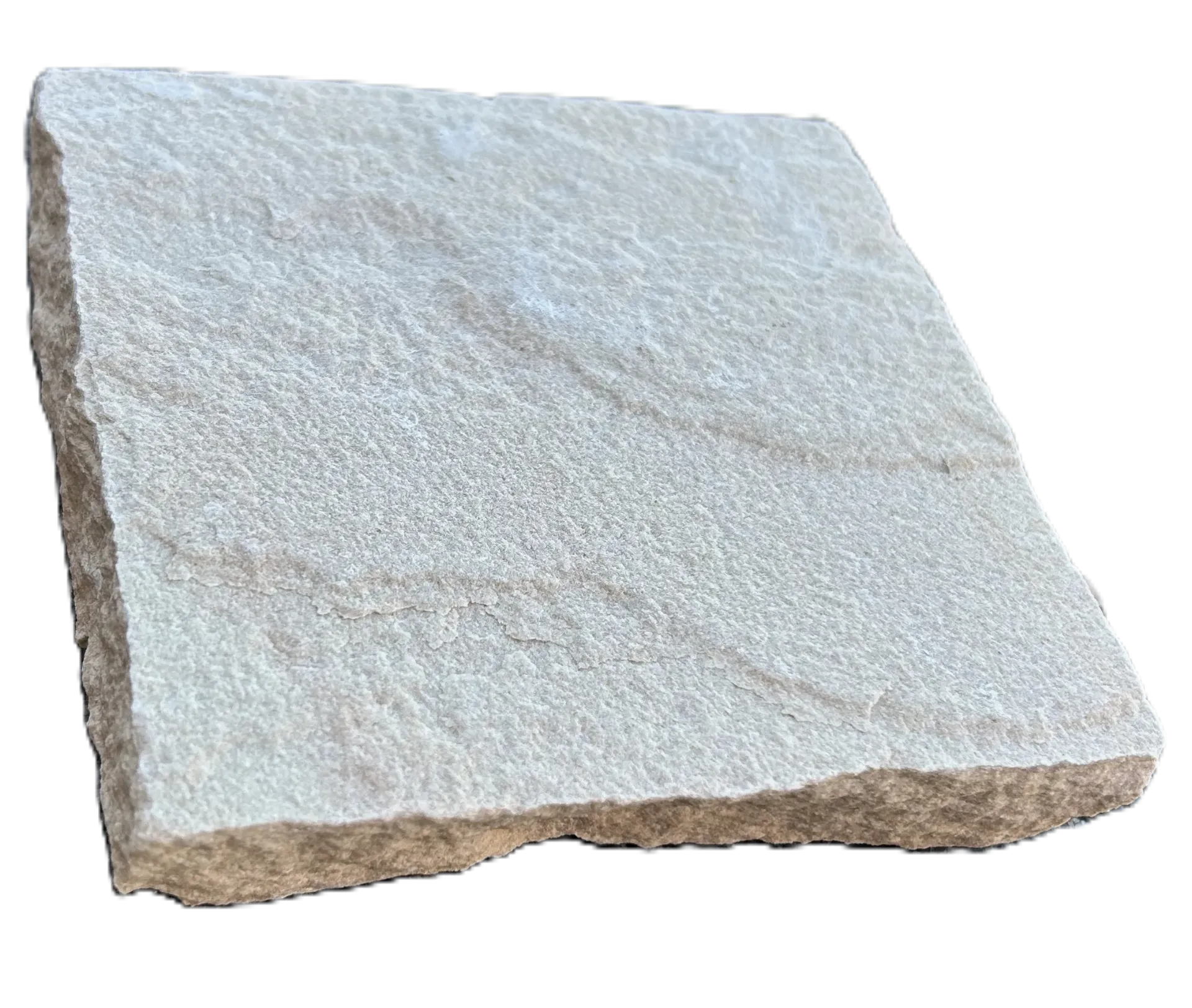[PGB003] Pavé grès clivé calibré 14x14x3 Beige Mint (44pcs/m²)