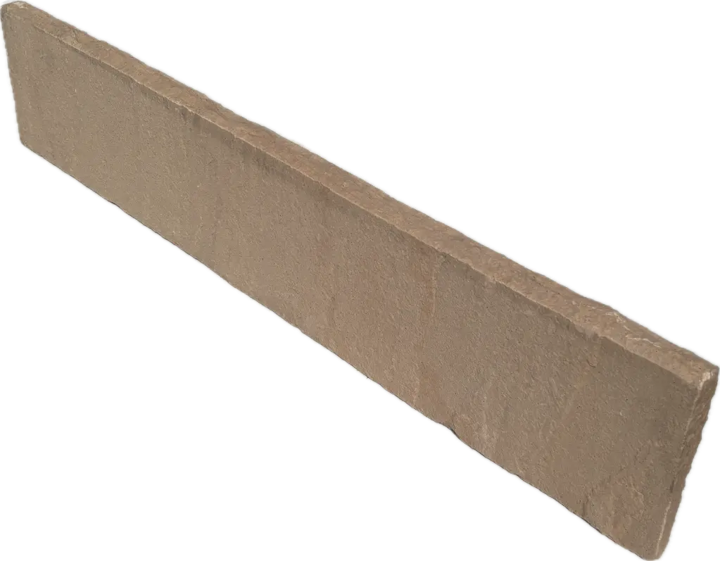 [PGB401] Bordure grès clivée 5x20 lg.100 Beige Mint
