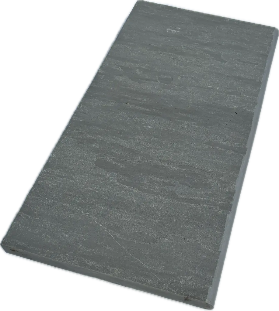 [PGG301] Margelle grès sciée - calibré - naturel - nez arrondi 60x30x3 Gris Kandla