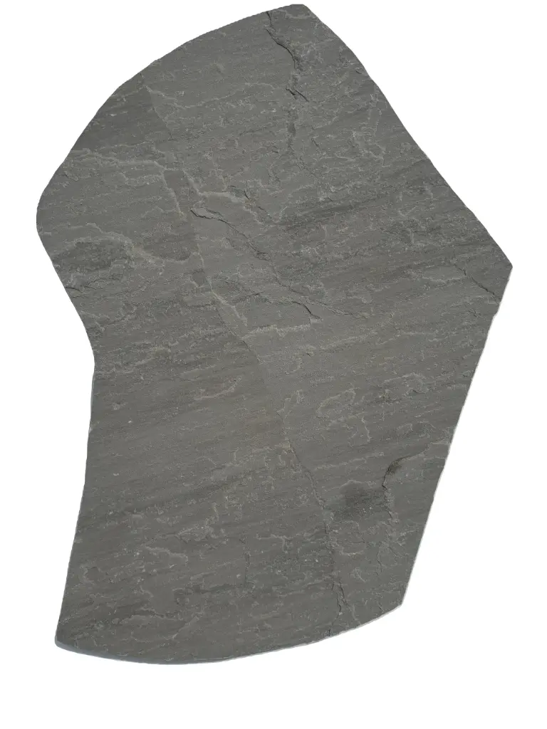 [PGG207] Pas japonais grès 2 faces naturelles ép.2/3 Gris Kandla