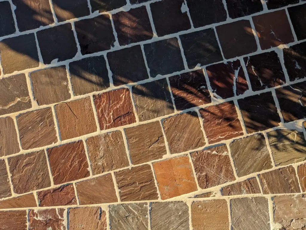 [PGC002] Pavé grès clivé calibré 14x20x2 Brun Chocolate (32pcs/m²)