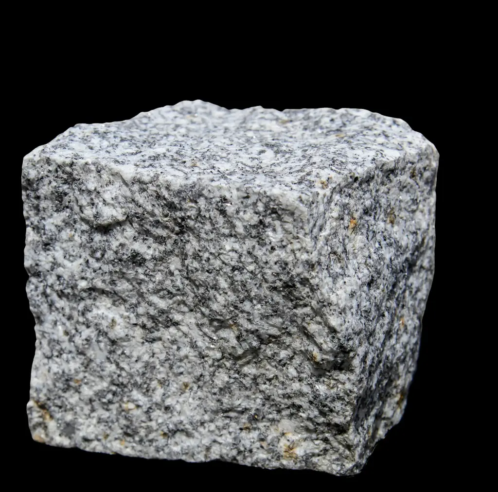 [PGRG001] Pavé granit toutes faces éclatées 8/10 x 8/10 x 8/10 Gris Tragal (90pcs/m²)