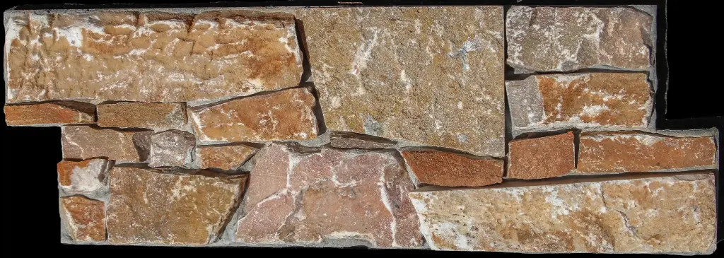 [PPAR601] PAREMENT NATUREL Quartzite Multi 60x20 ép 35-50mm (0.11m²)