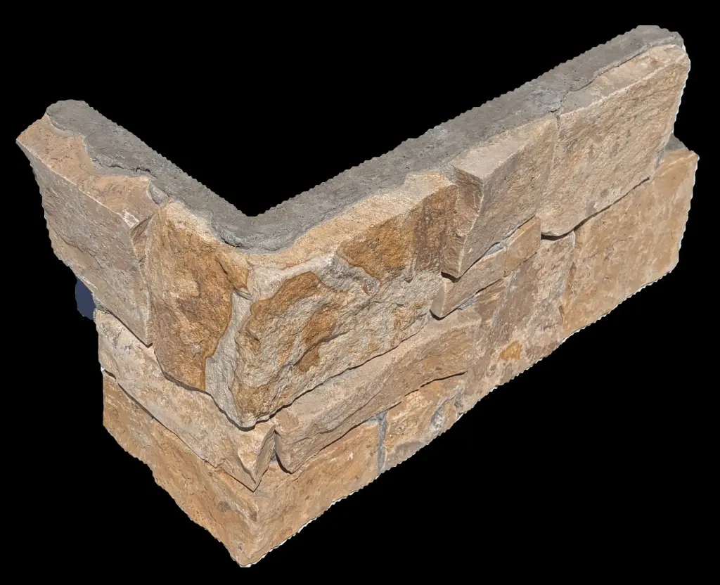 [PPAR616] ANGLE Luberon Ocre 40+20x20 ép 35-50mm